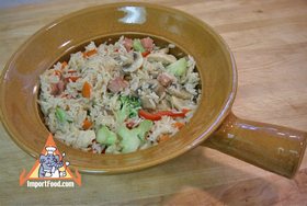 Baked Rice in Earthenware Pot, 'Khao Op Mor Din' - Baked Rice in Earthenware Pot, 'Khao Op Mor Din'
