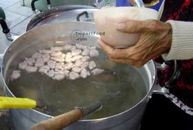 Thai Street Vendor for Thai Congee, Rice Porridge, Seafood
