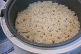 Duck-Fried Rice with Tamarind Sauce - Brown jasmine rice