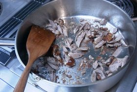 Duck-Fried Rice with Tamarind Sauce - Start the stir-fry