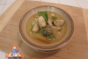 Green Curry with Fresh Chile, Chicken, Eggplant & Kaffir Lime, 'Gaeng Khiao Wan Gai' - Green Curry with Fresh Chile, Chicken, Eggplant & Kaffir Lime, 'Gaeng Khiao Wan Gai'