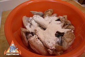 Thai Chicken Fried Hat Yai Style, 'Gai Tod Hatyai' - Add rice flour