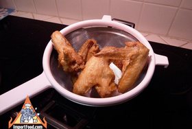 Thai Chicken Fried Hat Yai Style, 'Gai Tod Hatyai' - Golden brown fried chicken