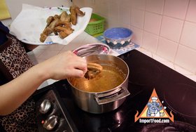 Thai Chicken Fried Hat Yai Style, 'Gai Tod Hatyai' - Fry again at high heat
