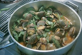 Thai Fried Clams in Roasted Chile Paste, 'Hoy Lai Ped'