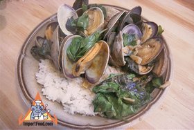 Thai Fried Clams in Roasted Chile Paste, 'Hoy Lai Ped' - Fried Clams in Roasted Chile Paste, 'Hoy Lai Ped'