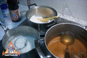 Thai Congee, Rice Porridge, Seafood - Preparing the Joke