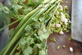 Thai Street Vendor for Thai Chicken and Rice, 'Khao Man Gai'