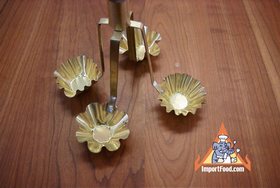 Golden Thai Pastry Cups, 'Kratong Tong' - Kratong tong mold