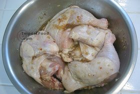Lemongrass Chicken with Turmeric Rice - Marinate