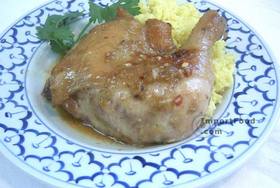Lemongrass Chicken with Turmeric Rice - Lemongrass Chicken with Turmeric Rice