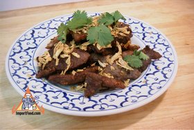 Thai Crispy Fried Pork with Garlic, 'Moo Tod Gratiem' - Crispy Fried Pork with Garlic, 'Moo Tod Gratiem'