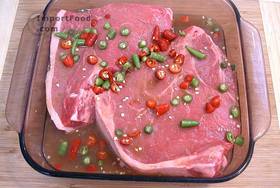 Waterfall Beef, 'Neua Yang Nam Tok' - Marinate beef