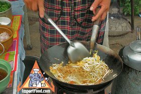 Thai Street Vendor for Thai-Style Fried Noodles, 'Pad Thai' - Step 7