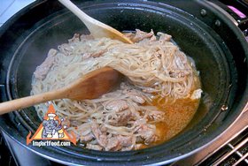 Korat-Style Stir-Fried Noodles, 'Pad Korat' - Stir-fry together