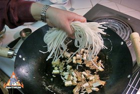Thai-Style Fried Noodles, 'Pad Thai' - Add soaked noodles