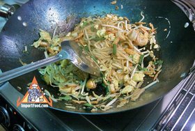 Thai-Style Fried Noodles, 'Pad Thai' - Add egg, shrimp, chives and sprouts