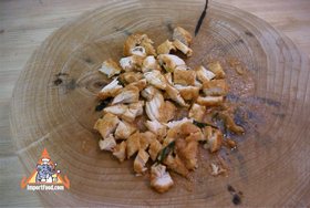 Thai Panang Curry Fusion - Panang chicken, into small pieces