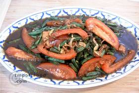 Long Beans in Sweet Soy, 'Kacang Panjang Kecap' - Long Beans in Sweet Soy, 'Kacang Panjang Kecap'