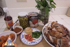 Roasted Duck & Red Curry, 'Kaeng Phed Ped Yang' - Ingredients