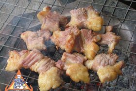 Thai Street Vendor for Crying Tiger Beef, 'Seua Rong Hai'