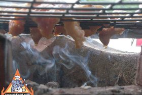 Thai Street Vendor for Crying Tiger Beef, 'Seua Rong Hai'