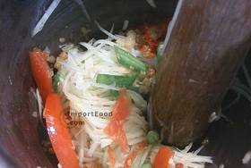 Thai Papaya Salad, 'Som Tum' - Pound Together