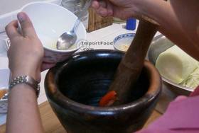 Thai Papaya Salad, 'Som Tum' - Prepare Seasonings