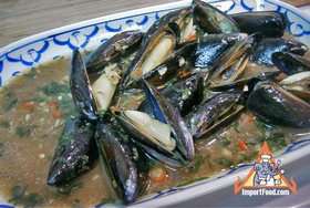 Baked Mussels in Soybean Sauce - Baked Mussels in Soybean Sauce