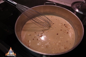 Thai-Style Noodles with Peanut Basil Sauce - Sauce mix with dried pepper
