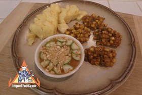 Spicy Thai Corn Cakes, 'Todman Khao Phot' - Spicy Thai Corn Cakes, 'Todman Khao Phot'