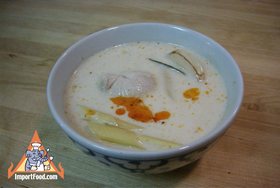 Thai Chicken Soup with Coconut Milk, 'Tom Kha Gai' - Variation
