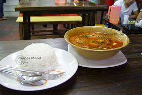 Thai Street Vendor for Thai Prawn Soup with Lemongrass, 'Tom Yum Goong'