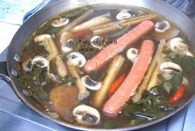 Tom Yum Hot Dogs, Thai-American Style - Tomyum infused hotdogs