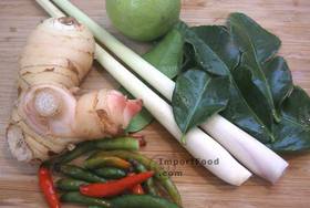Tom Yum Hot Dogs, Thai-American Style - Tom yum marinade herbs
