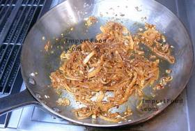 Vietnamese-Style Beef Noodle Soup - Saute the spicy bits