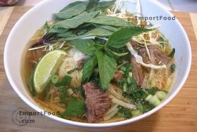 Vietnamese-Style Beef Noodle Soup - Serve and enjoy