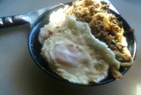 pork with fried egg
