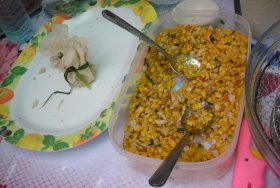 Kratong Tong made by Thai street vendor