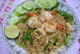 Fried rice in Bangkok