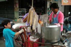 Ice cream vendor, Bangkok