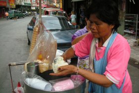 Ice cream vendor, Bangkok