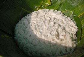 Khanom Jin noodles, Thai street vendor
