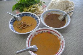 User uploaded image for Noodles with Fish Curry, 'Khanom Jin'