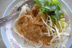 User uploaded image for Noodles with Fish Curry, 'Khanom Jin'