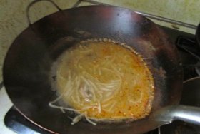 my tom-yum soup noodles and coconut milk
