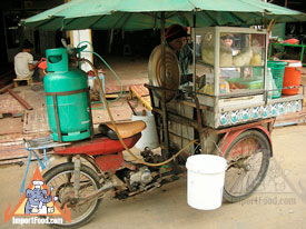 Thai reggae street vendor noodles