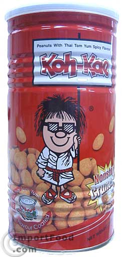 koh-kae peanuts, coconut flavor