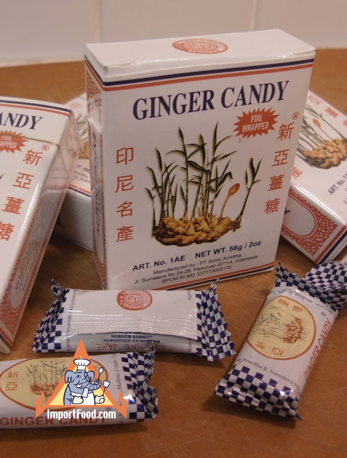 Ginger Candy, Ting Ting Jahe / Available online from ImportFood.com
