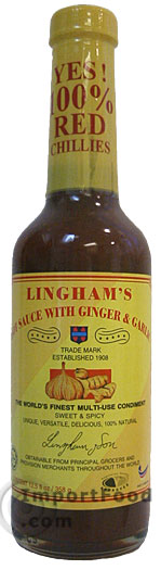 lingham sauce with ginger & garlic